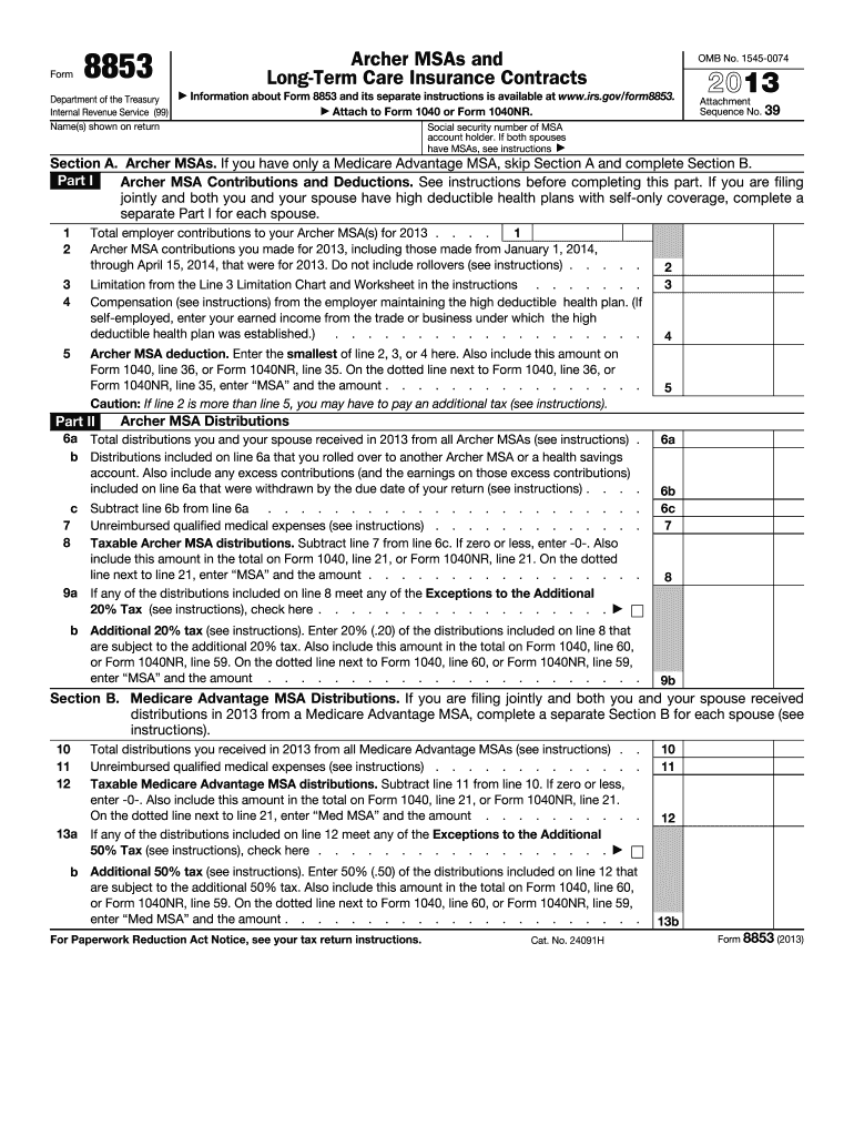 Irs Form 8853