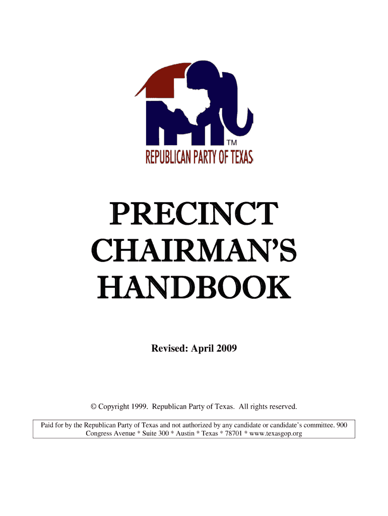  Republican Precinct Chairman 2009-2024