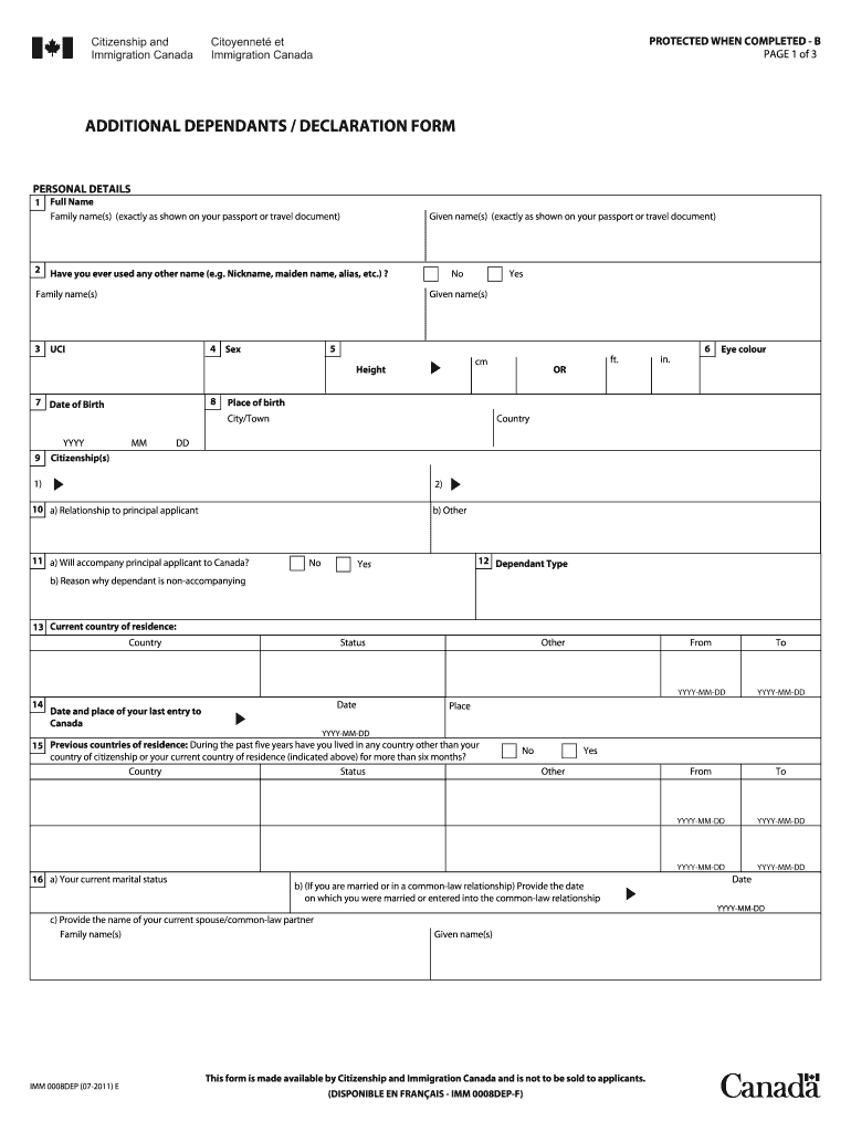 Imm 0008dep  Form