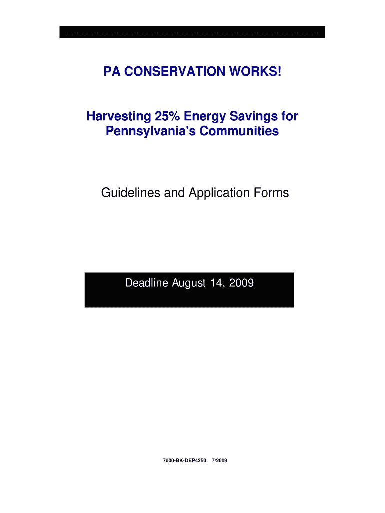 PA CONSERVATION WORKS! Electronic Grants Management Grants Dcnr State Pa  Form