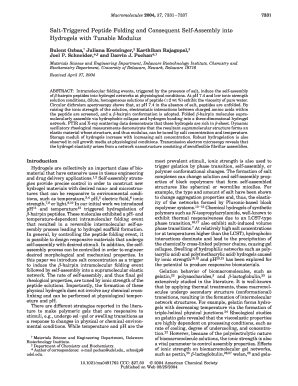 Salt Triggered Peptide Folding and Consequent Self Assembly into Ncnr Nist  Form