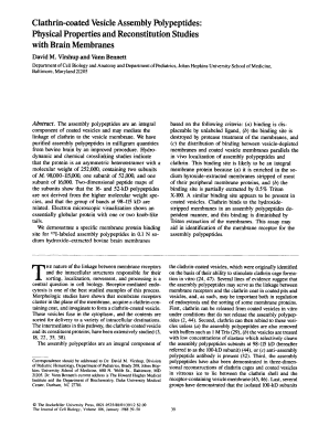Clathrin Coated Vesicle Assembly Polypeptides Physical Properties Ncbi Nlm Nih  Form