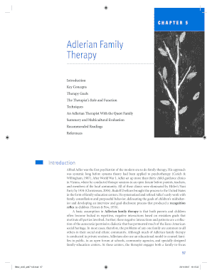 Adlerian Family Therapy PDF  Form