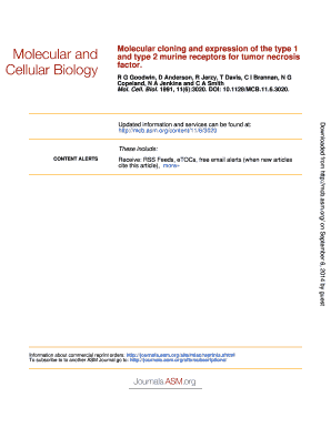 Molecular Cloning and Expression of the Type 1 and Type 2 Murine Mcb Asm  Form