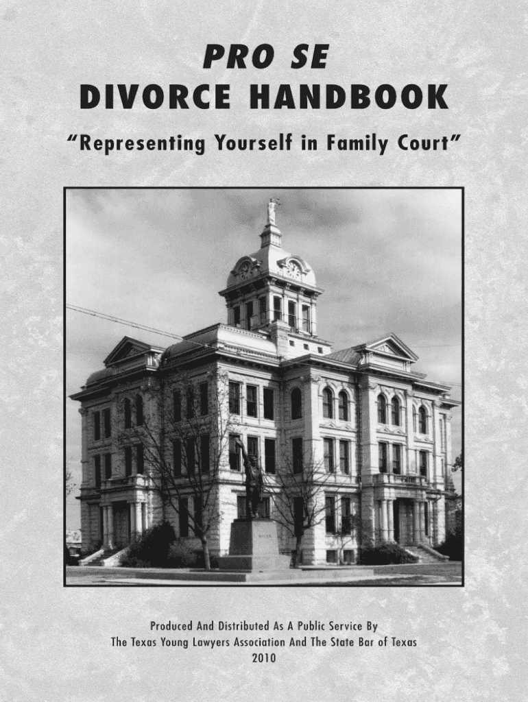  Where Can Get Texas Divorce Handbook 2010