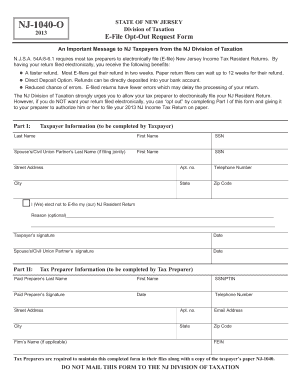 Nj 1040 Form