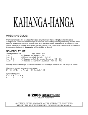 Hindi Ka Nagbabago Chords  Form