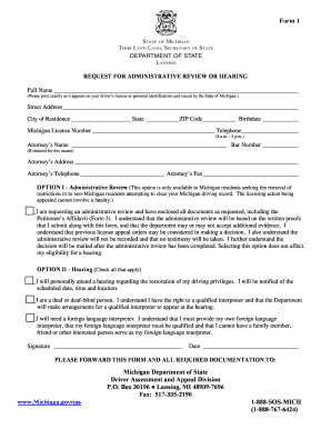 State of Michigan Illable Substance Abuse Assessment Form
