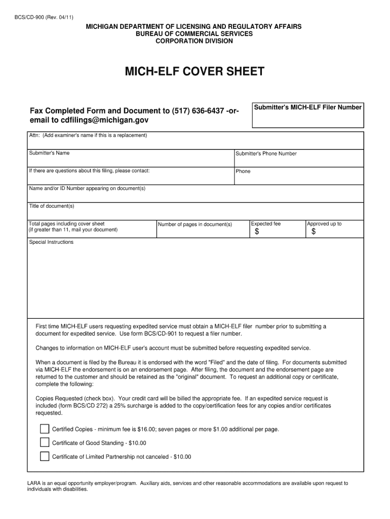 Get and Sign Elf Cover Sheet 2011-2022 Form