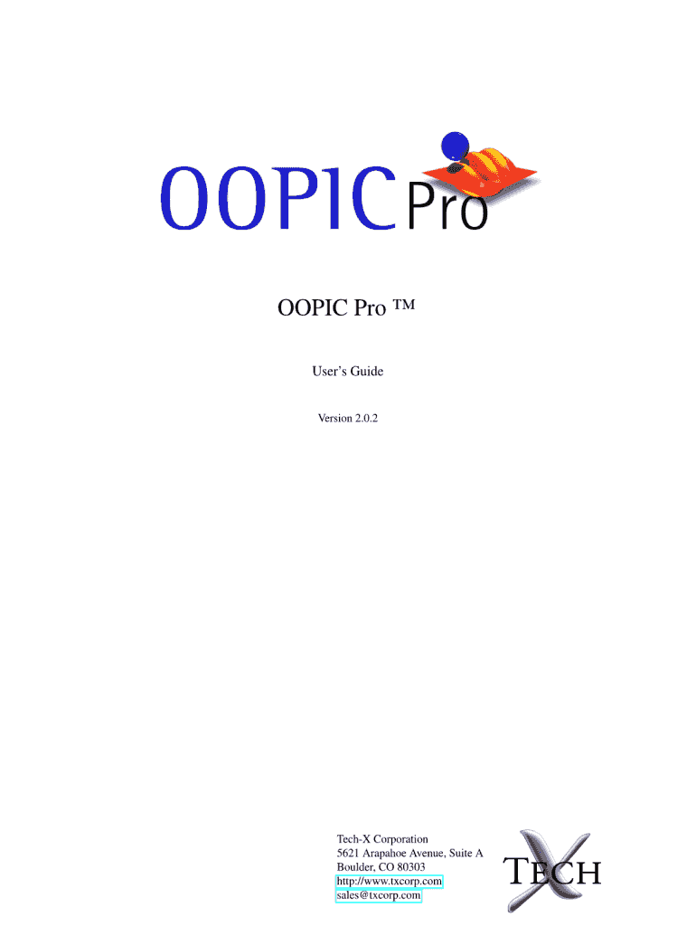 Oopic Pro  Form
