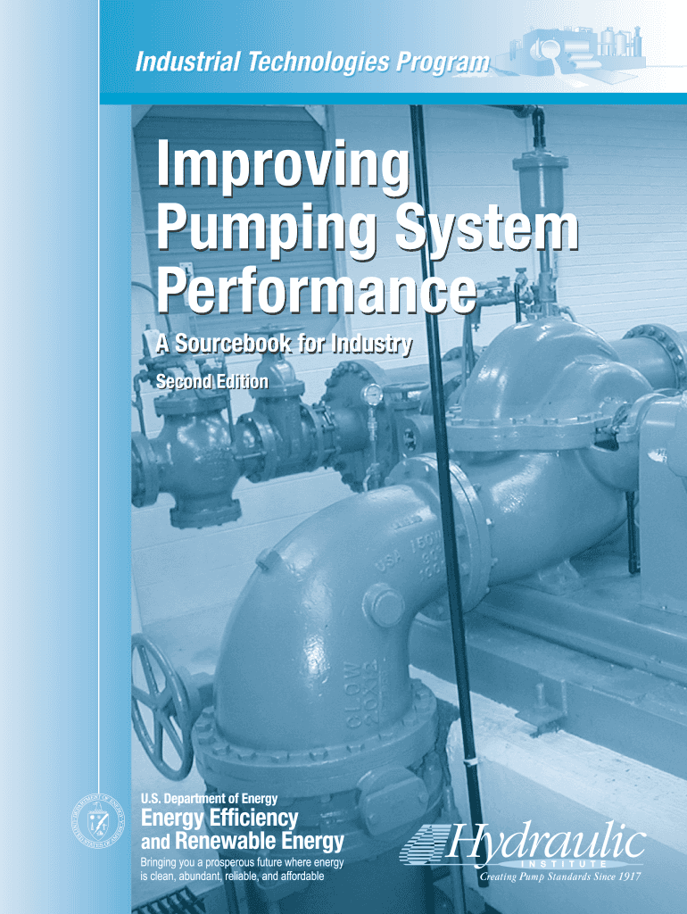 Improving Pumping System Performance a Sourcebook for Industry