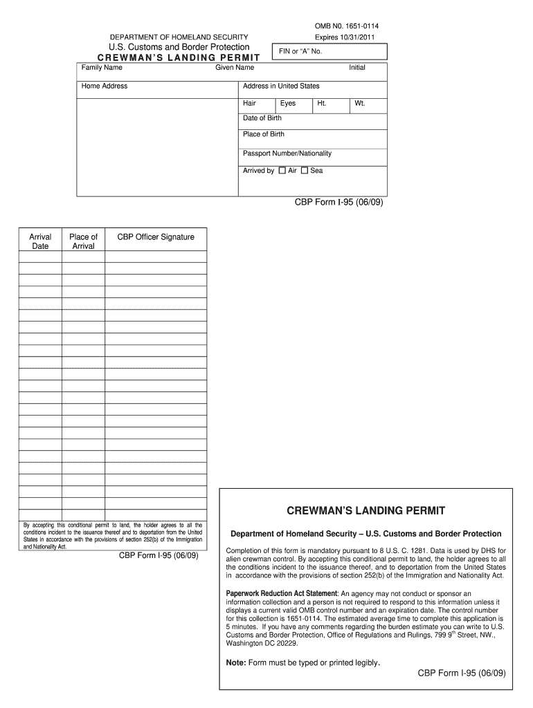  I95form Print 2018