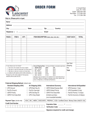 Lancaster Archery Catalog PDF  Form