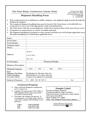 Ups Shipping Label Template  Form