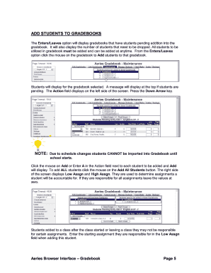 Editable Gradebook Template PDF  Form