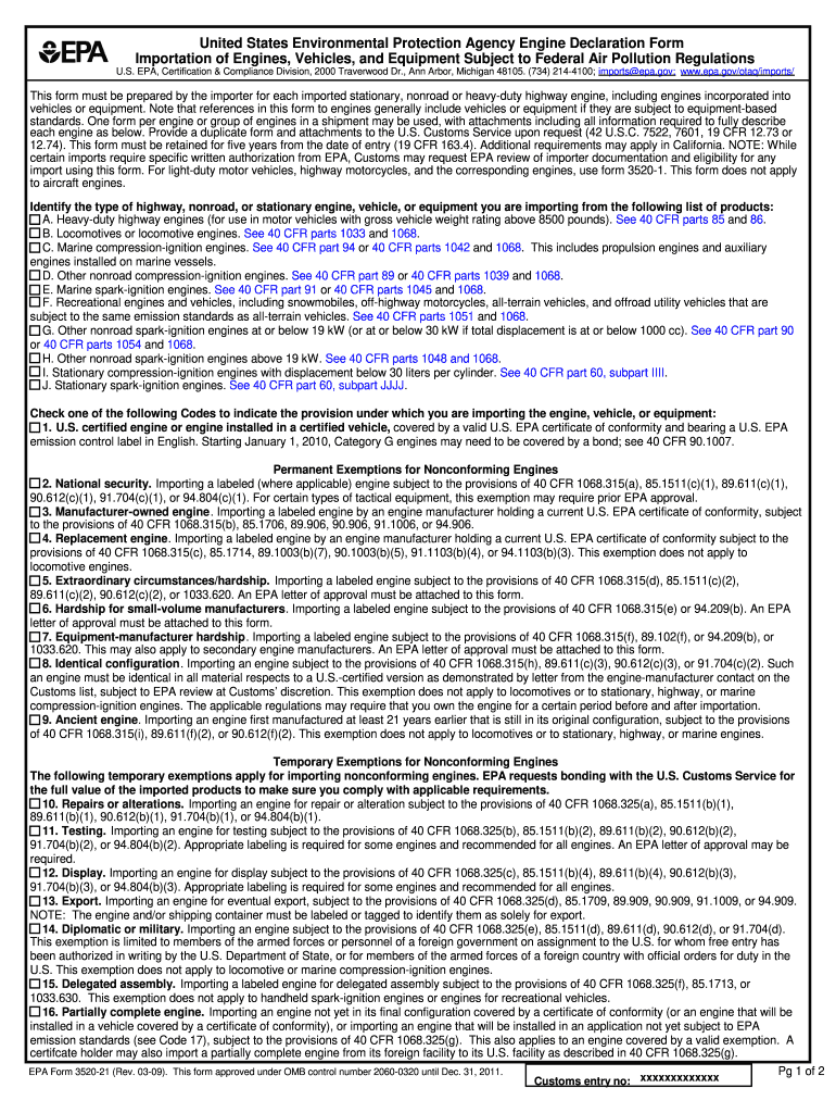  Epa 3520 21 Form 2014