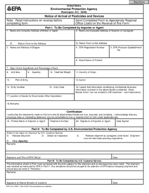  Epa Form 3540 1990-2024