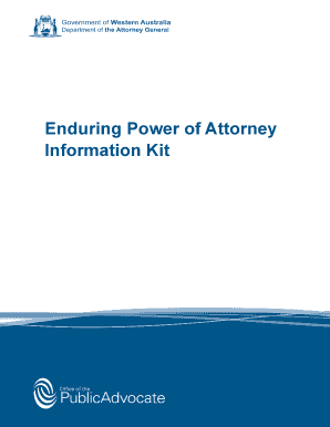 Power of Attorney Wa  Form