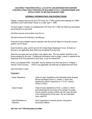 Final Estate Accounting Template  Form