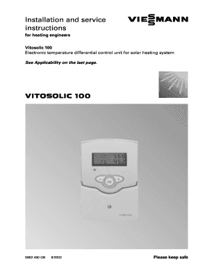 Vitosolic 100 Manuale Italiano  Form