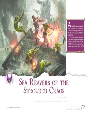 Sea Reavers of the Shrouded Crags Wizards of the Coast  Form