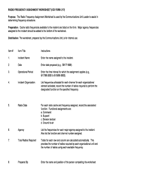 Ics Form 217