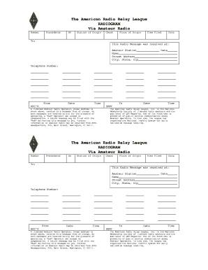 Radiogram Formpdffillercom