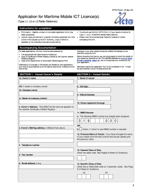 Icta Form L