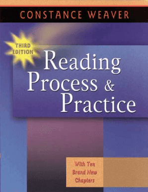 Reading Process by Contance Weaver PDF Form