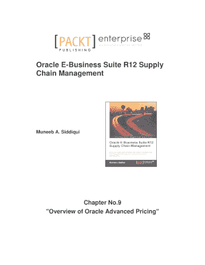 Oracle E Business Suite R12 Supply Chain Management PDF  Form