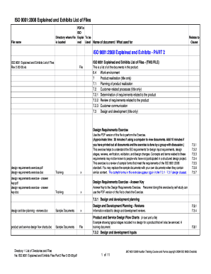 Iso 9001 Checklist Excel Template  Form