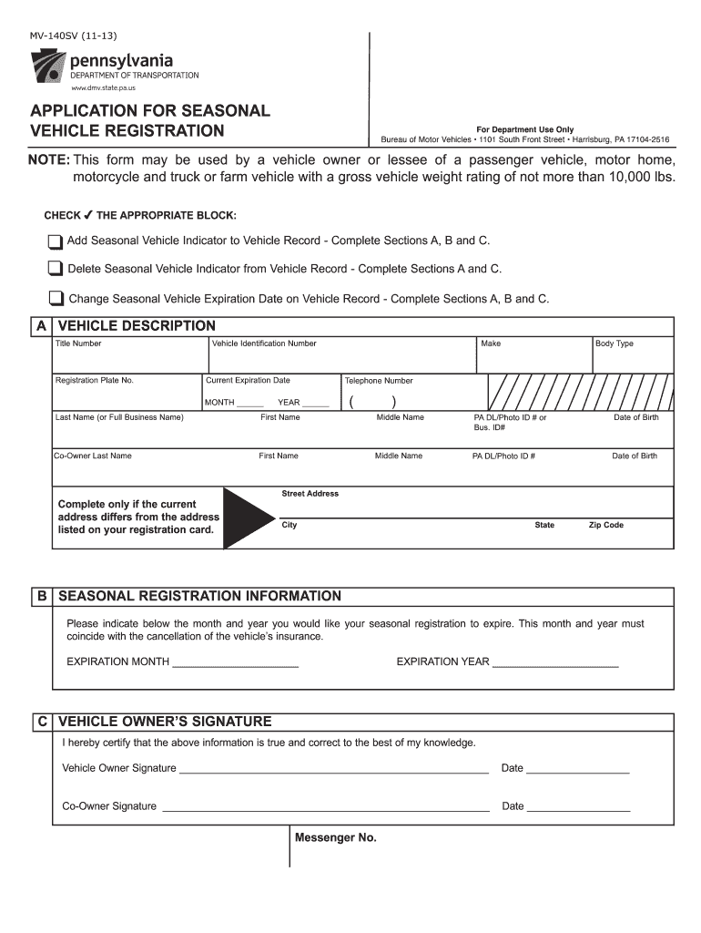  Mv 140sv  Form 2009