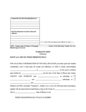 Administrator&#039;s Deed Illinois  Form