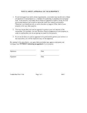 Fhlmc Form 1149