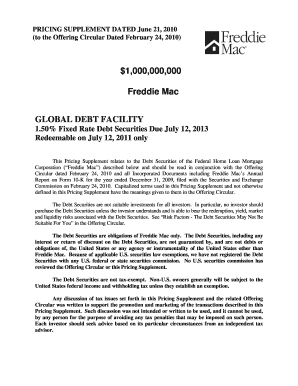 Global Debt Facility Tvm Lsm 666 Form