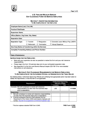 Fws Form 3 2369