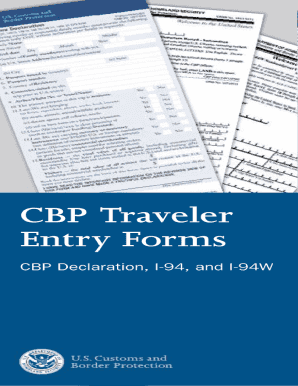 Cbp Entry Form Download