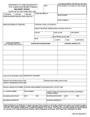 Cbp 6043  Form