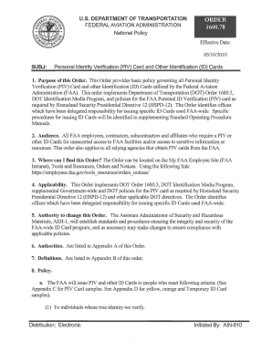 Faa Piv Application Form