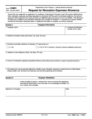 Irs Form 12451