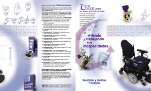 Publication 3966 SP Rev July  Life Cycle Series  Living and Working with Disabilities Spanish Serie Del Cicio De Vi  Form