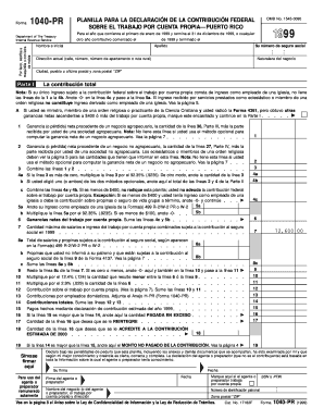 Form 1040 PR Espanol