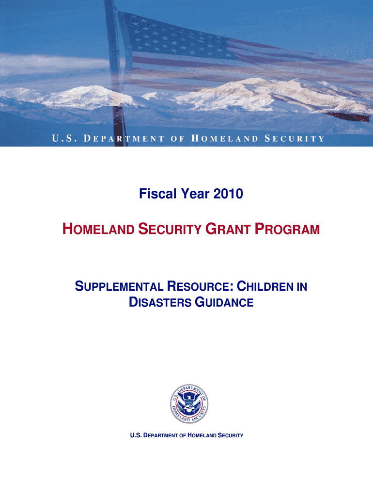 Fiscal Year 07 Homeland Nt Program OMELAND FEMA Fema  Form