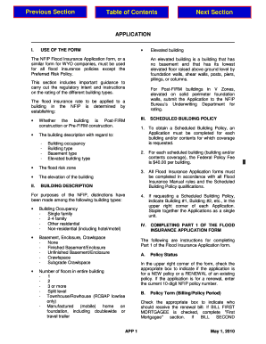 Previous Section Table of Contents Next Section Fema  Form