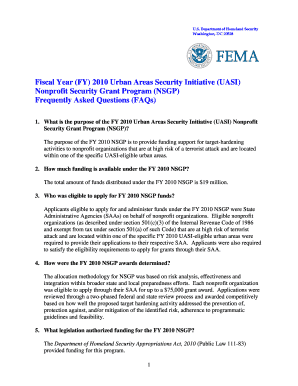 Questions FEMA Fema  Form