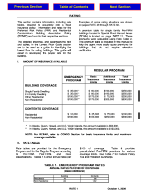 Previous Section Table of Contents Next Section Fema  Form