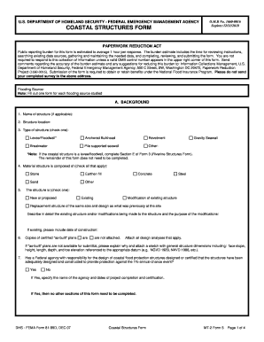 COASTAL STRUCTURES FORM FEMA Floodmaps Fema