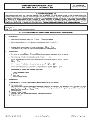 ALLUVIAL FAN FLOODING FORM Floodmaps Fema