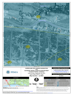 B FEMA Flood Insurance Rate Maps Cameron Pan Fema  Form