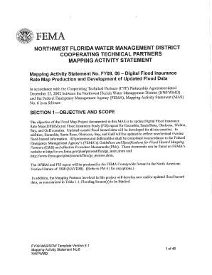 NORTHWEST FLORIDA WATER MANAGEMENT DISTRICT FEMA Floodmaps Fema  Form